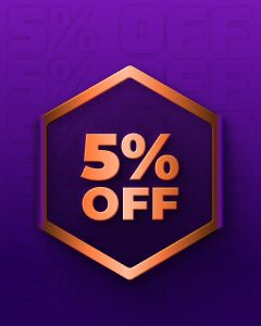 CUPOM BRONZE  5%